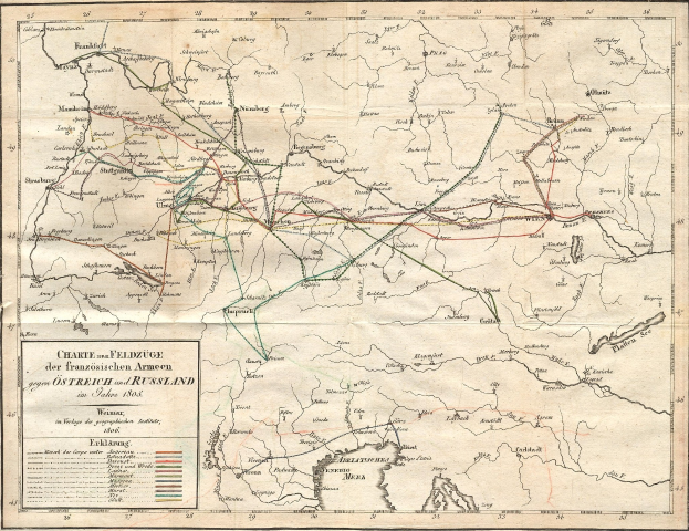 Alte Deutschlandkarte mit schwarzen Grenzen und Text, zeigt detaillierte Straßen und Autobahnen.