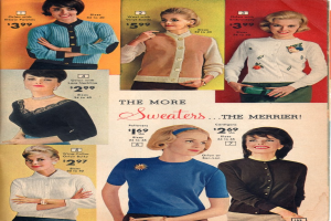 Ein Collage-Bild mit verschiedenen Bildern von Frauen in unterschiedlichen Kostümen, jedes begleitet von Text und Dollarbeträgen.